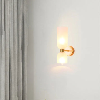Contemporary Double Glow Wall Light