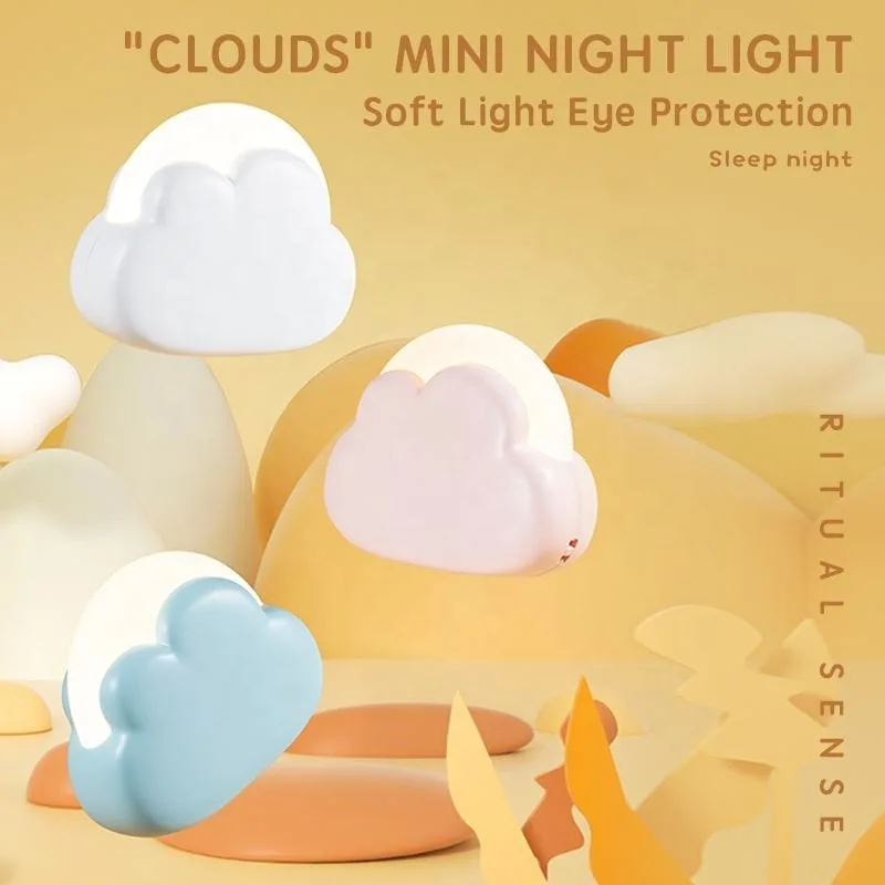 Gentle Bedside Table Lamp - Warm Soft LED Light