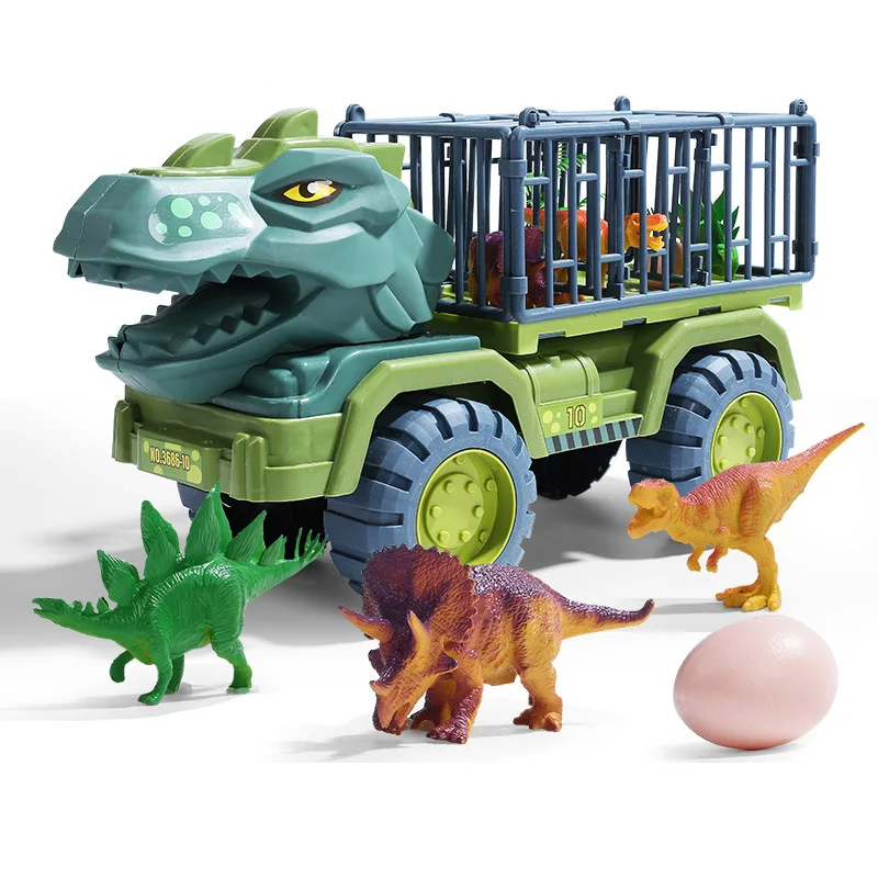 Cool Dinosaur Toy Vehicle Set with Action Figures - Luxicro