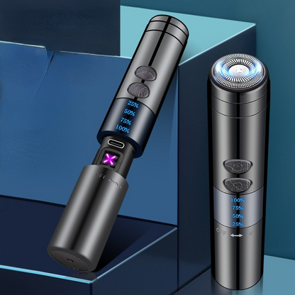Compact Water Resistant Rechargeable Mens Beard Clipper - Luxicro