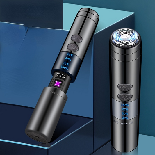 Compact Water Resistant Rechargeable Mens Beard Clipper - Luxicro