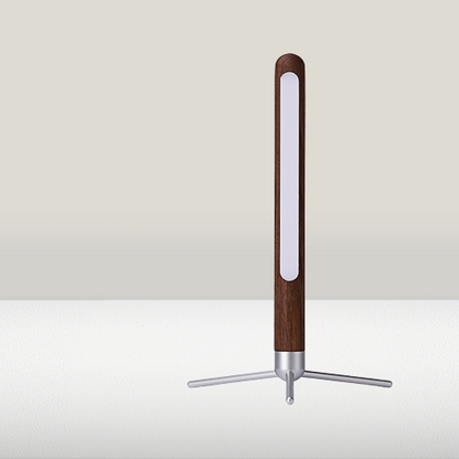Rustic Wooden Desk Light Lamp