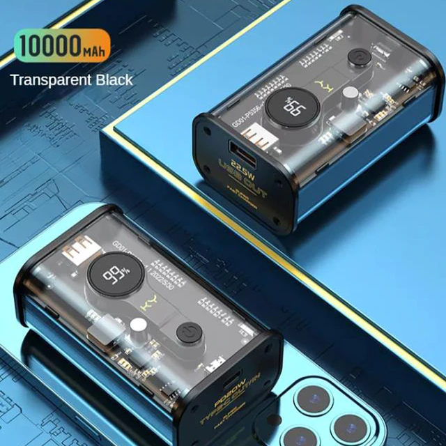 Clear LCD Portable Power Bank - Luxicro