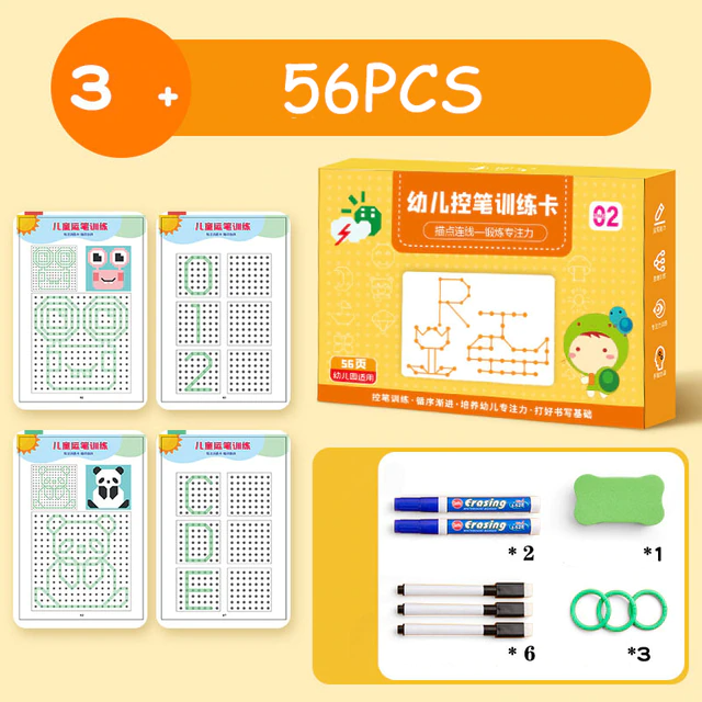 Colorful Children's Educational Activity Book