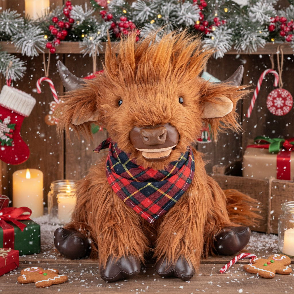 Cuddly Farm Animal Weighted Stuffed Toy - Luxicro