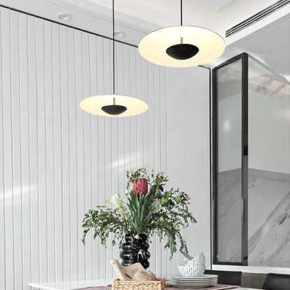 Modern Hanging Light Double Layer Metal Shade