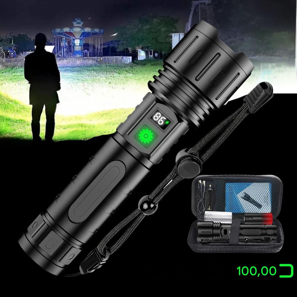 Bright LED Rechargeable Flashlight Torch