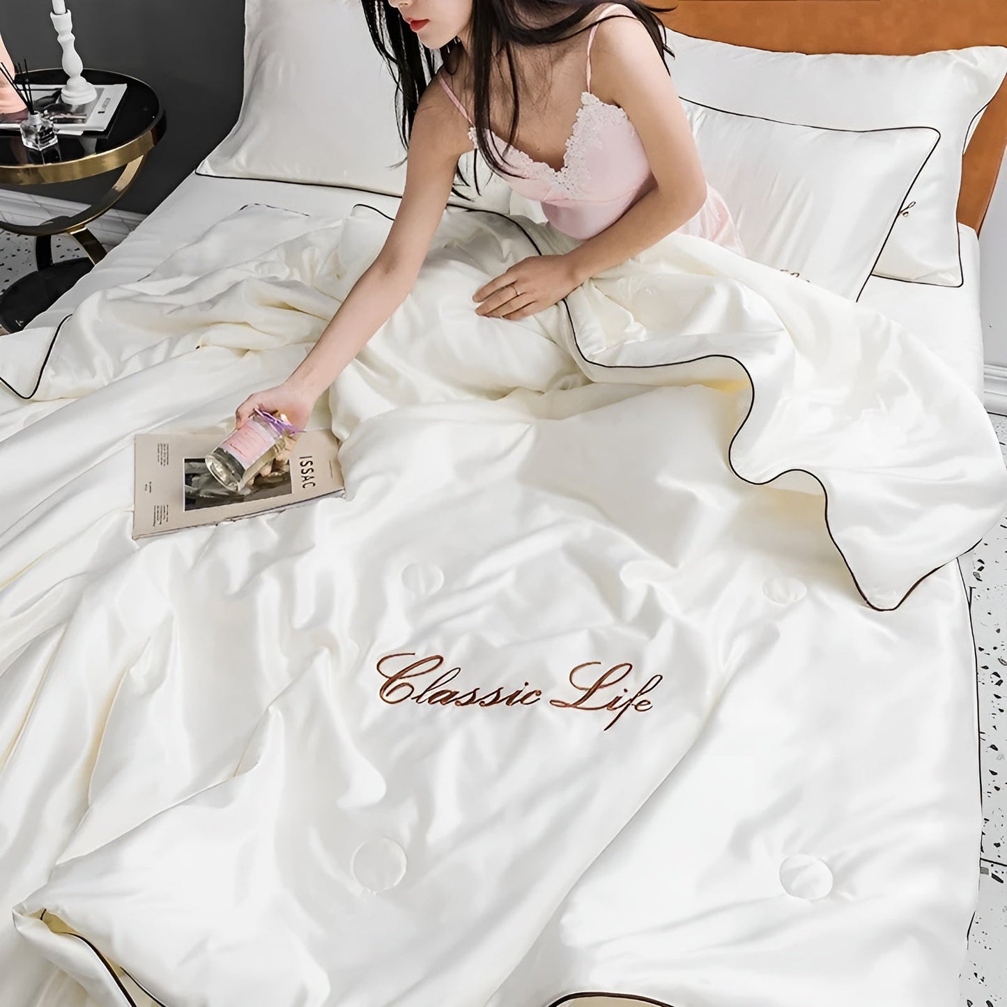 Soft Plush Satin Blanket