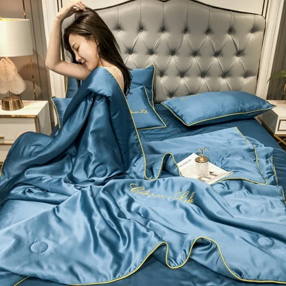 Soft Plush Satin Blanket