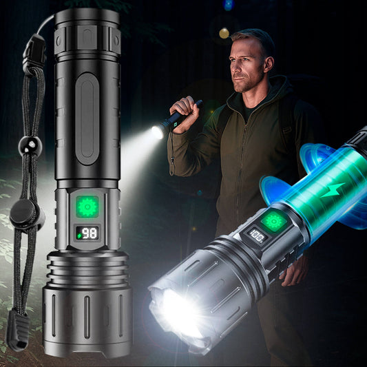 Bright LED Rechargeable Flashlight Torch - Luxicro
