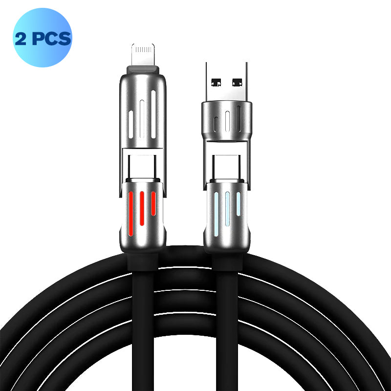 Fast 4-in-1 USB C Charging Cable