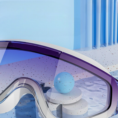 Crystal Clear Swim Goggles Fog Free Waterproof - Luxicro