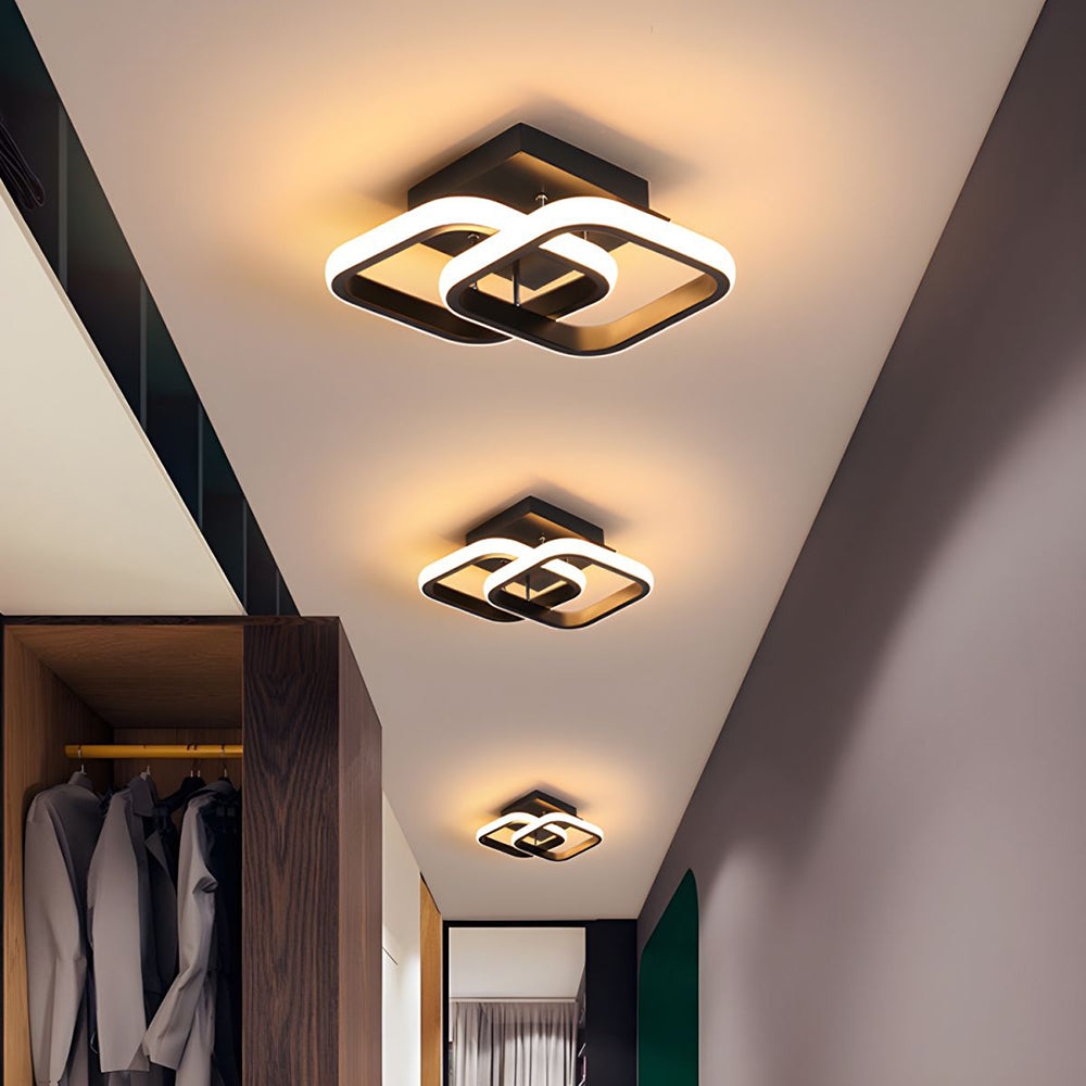 Modern LED Black Ceiling Lamp
