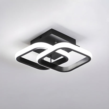 Modern LED Black Ceiling Lamp