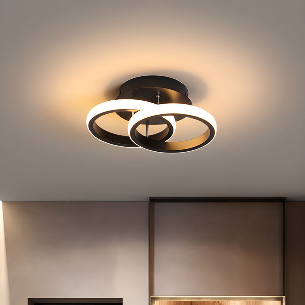 Modern LED Black Ceiling Lamp