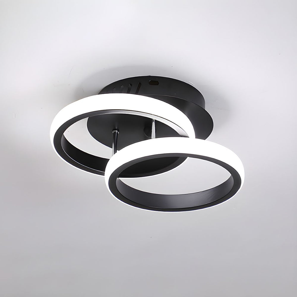 Modern LED Black Ceiling Lamp