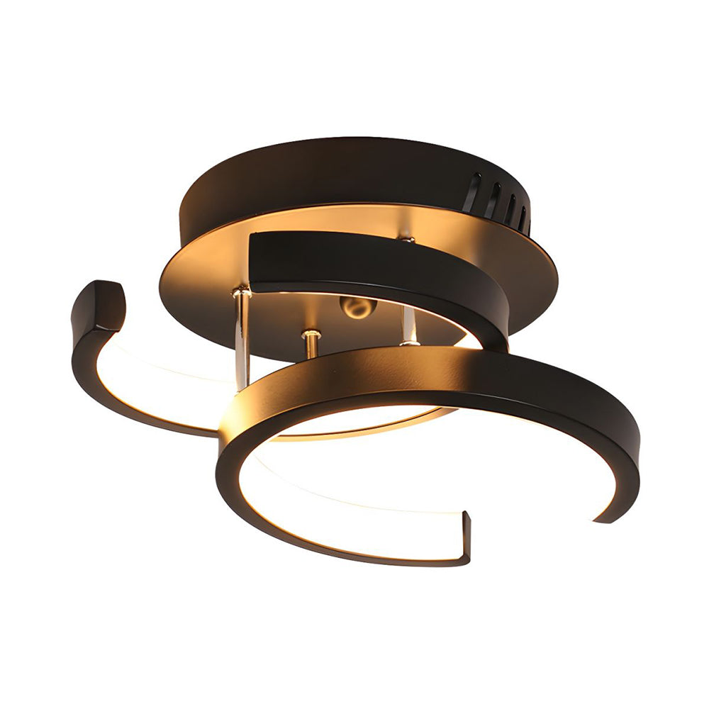 Modern LED Black Ceiling Lamp