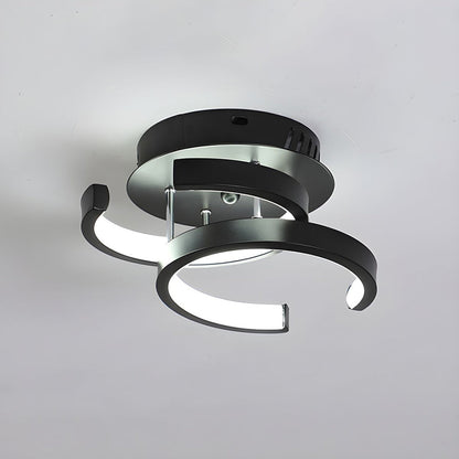 Modern LED Black Ceiling Lamp