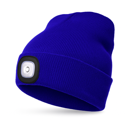 Warm Beanie with Built-in LED Light