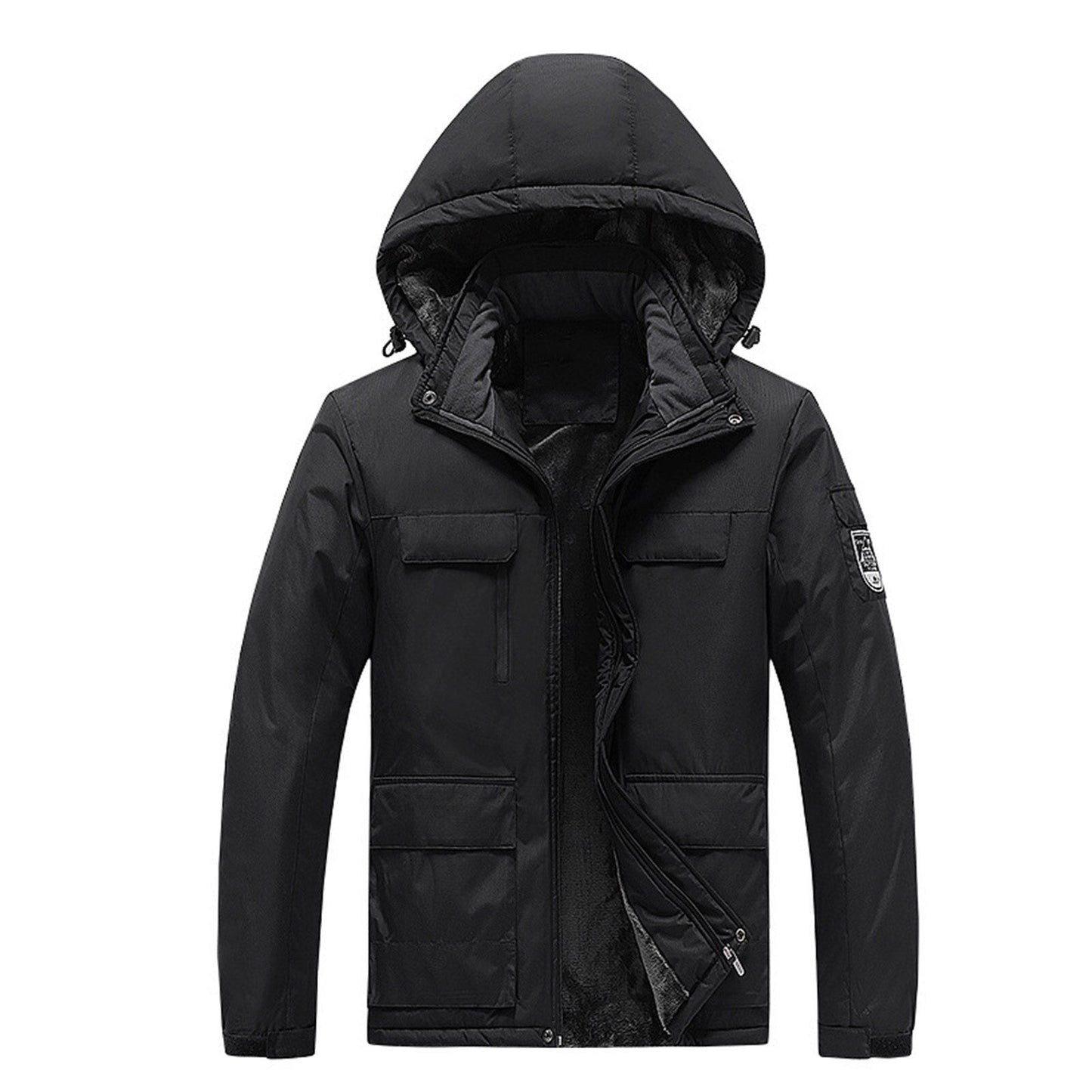 Breathable Men's Windbreaker Jacket - Lightweight Hooded Coat