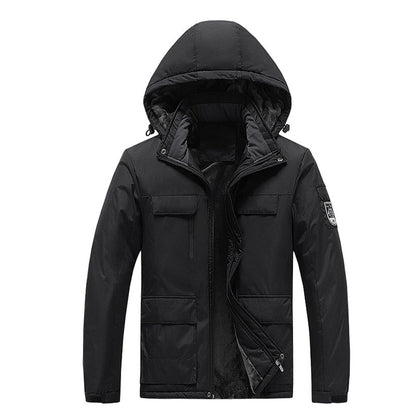 Breathable Men's Windbreaker Jacket - Lightweight Hooded Coat