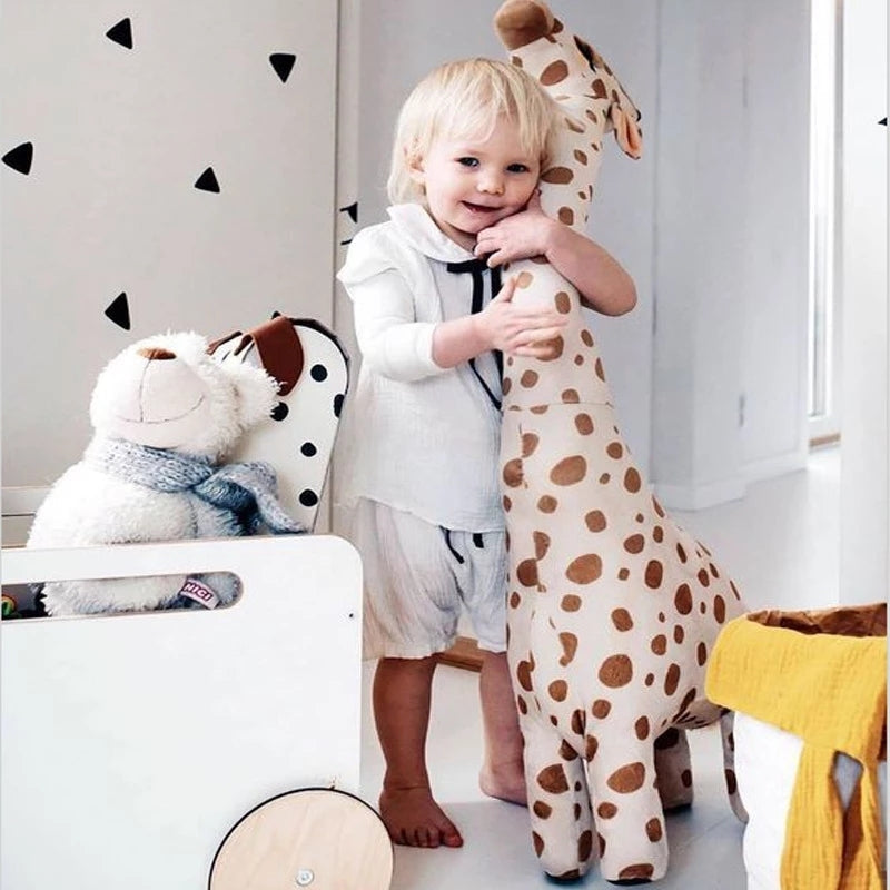 Big Cuddly Giraffe Stuffed Animal Toy