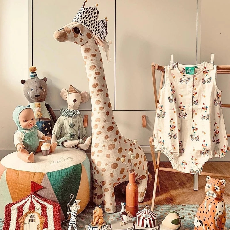 Big Cuddly Giraffe Stuffed Animal Toy
