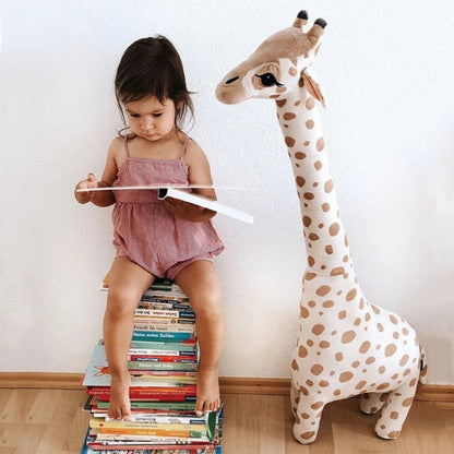 Big Cuddly Giraffe Stuffed Animal Toy