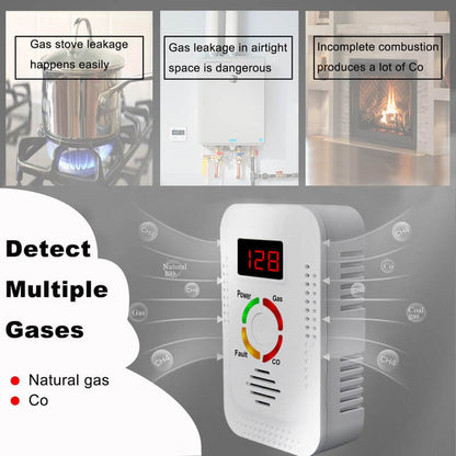 Accurate Home Gas Leak CO Detector Alert System