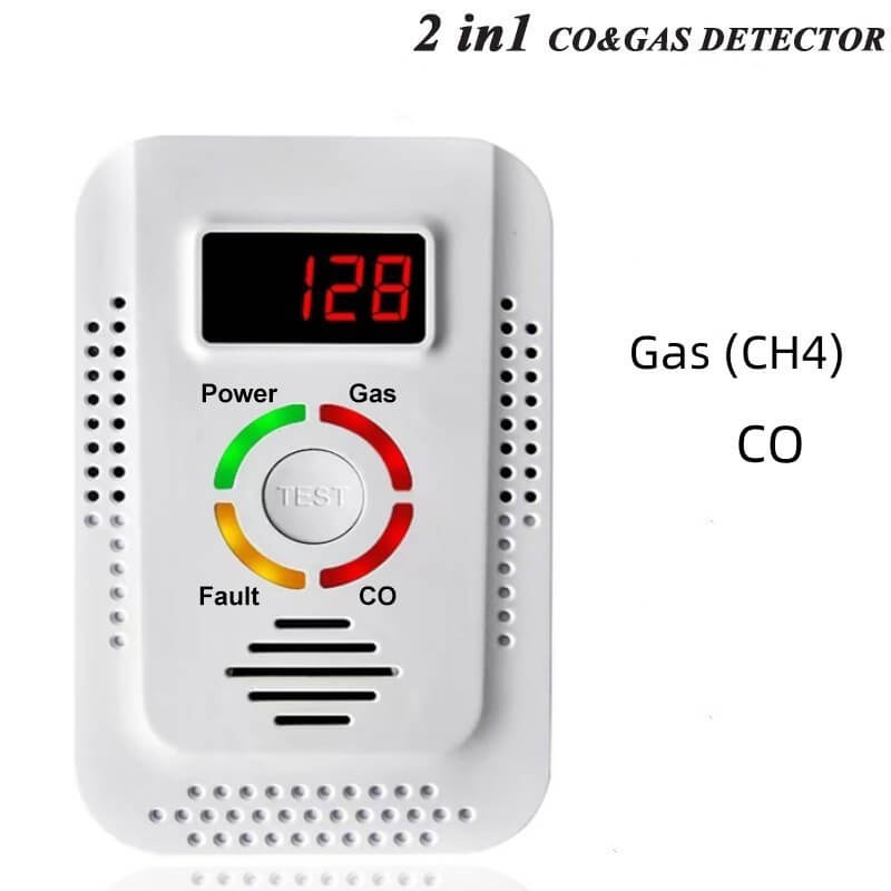 Accurate Home Gas Leak CO Detector Alert System