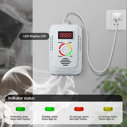Reliable Digital CO Detector Warning System