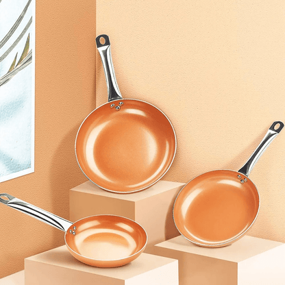 Premium Copper Non Stick Frying Pan - Luxicro