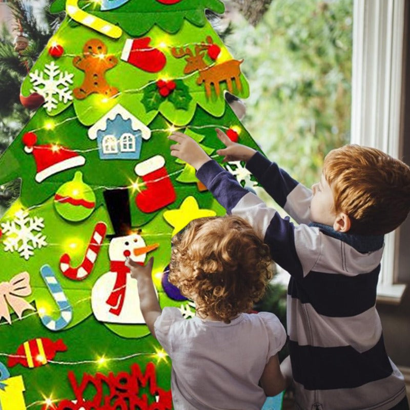 Fun DIY Felt Christmas Tree Ornament Kit