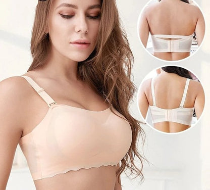 Comfortable Wireless Strapless Boost Bra