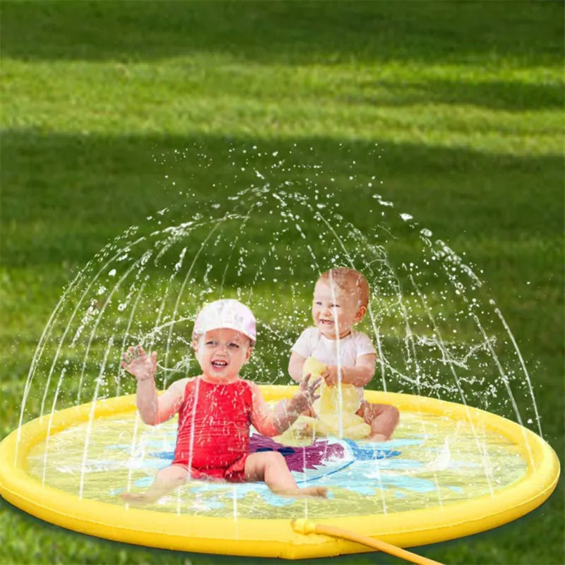 Colorful Childrens Pool Splash Pad Mat