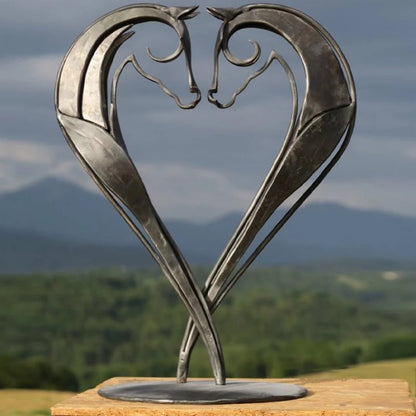 Modern Metal Horse Decor Statue
