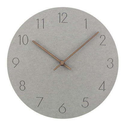 Modern Quiet Wooden Wall Clock
