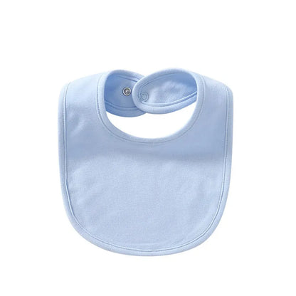 Gentle Baby Bib Soft Cotton Absorbent Snap Fastener