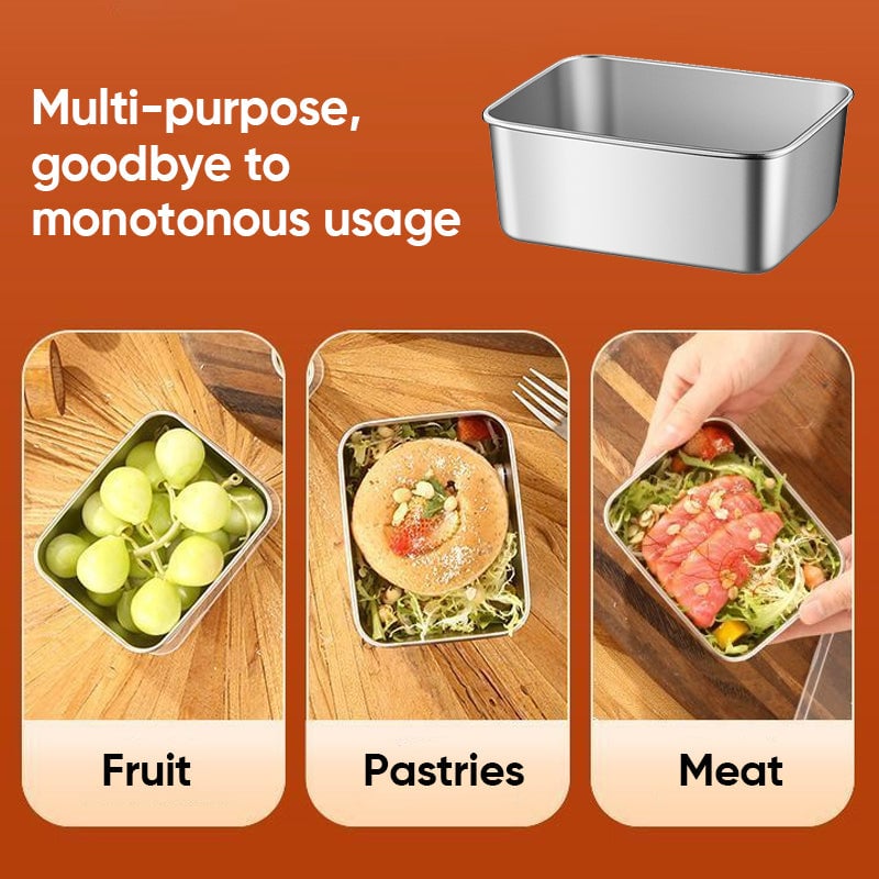 Premium Stainless Steel Lunch Box with Lid
