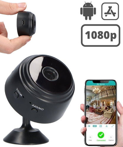 Compact Wireless Home Surveillance Camera 1080p - Luxicro