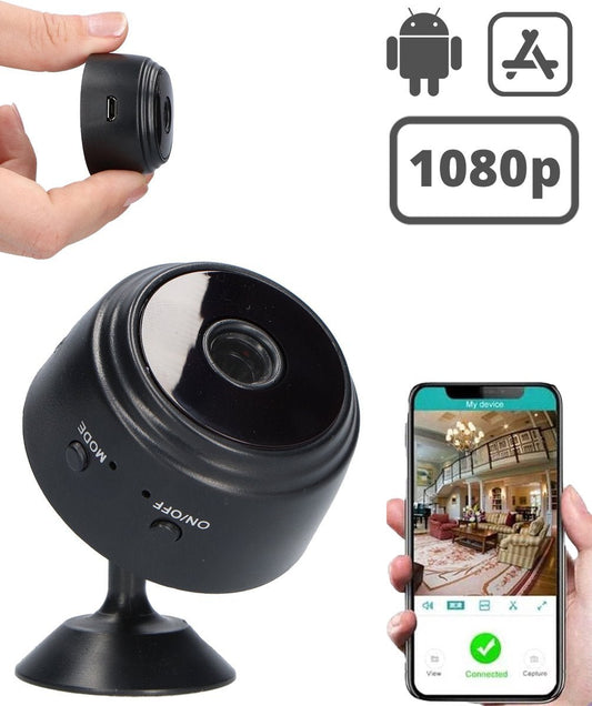 Compact Wireless Home Security Camera 1080p - Luxicro