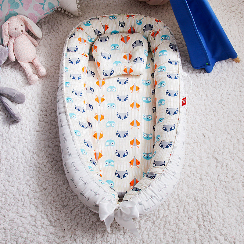 Compact Folding Baby Crib for Home and Travel