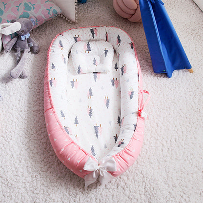 Compact Folding Baby Crib for Home and Travel