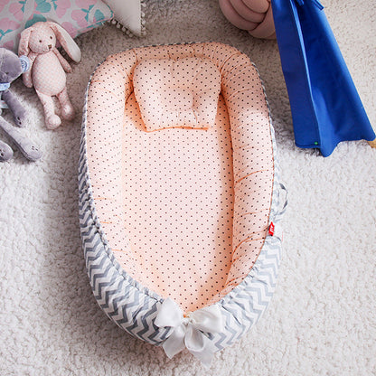Compact Folding Baby Crib for Home and Travel