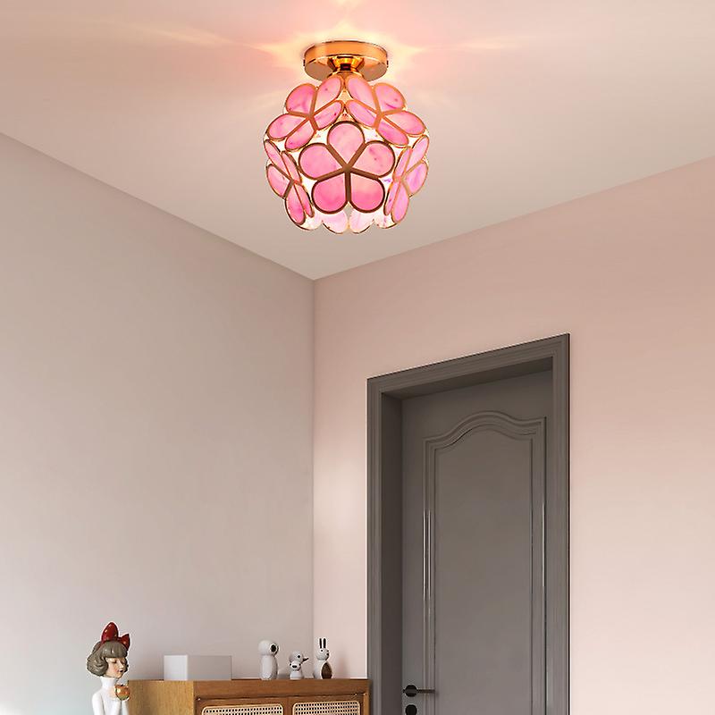 Beautiful Glass Drop Ceiling Lamp with Warm Lighting