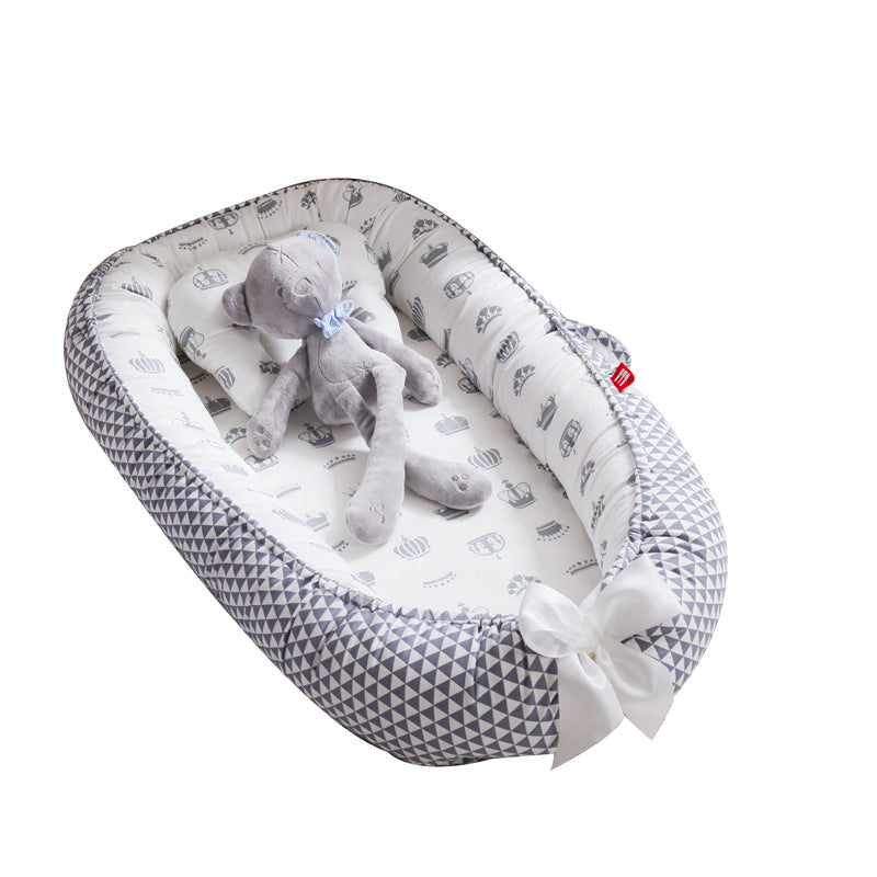 Compact Folding Baby Crib for Home and Travel