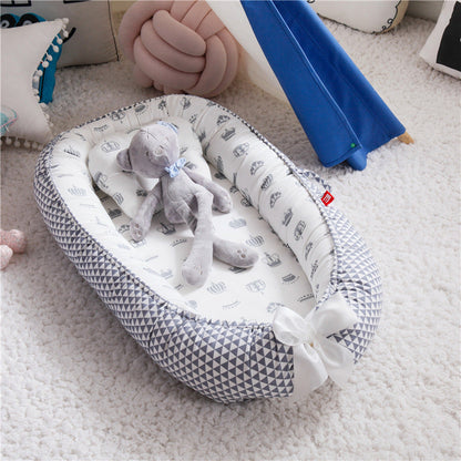Compact Folding Baby Crib for Home and Travel