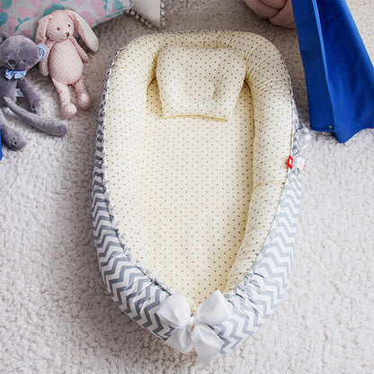 Compact Folding Baby Crib for Home and Travel