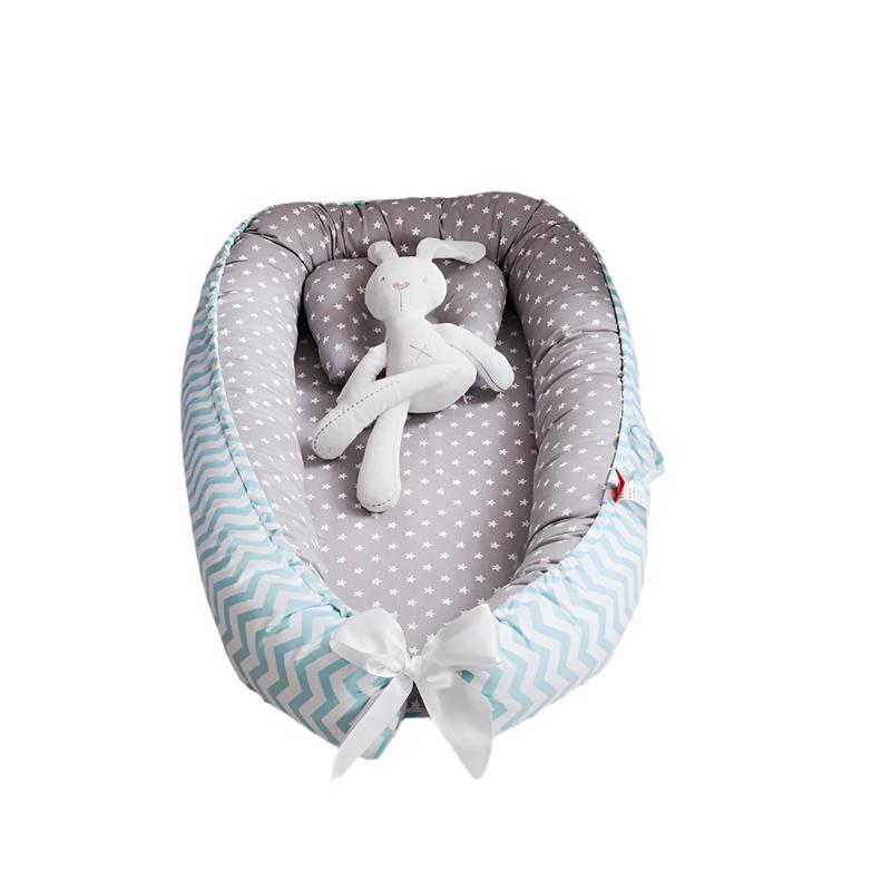 Compact Folding Baby Crib for Home and Travel