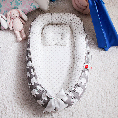 Compact Folding Baby Crib for Home and Travel